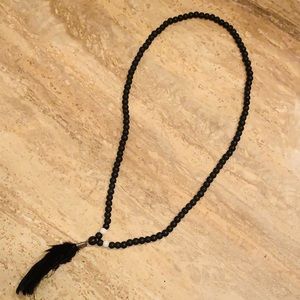 Black ball necklace